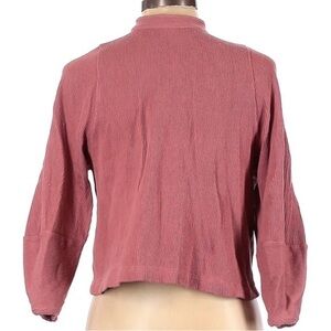 Madewell Texture & Thread Corduroy Dusty Pink Blouse Size Small